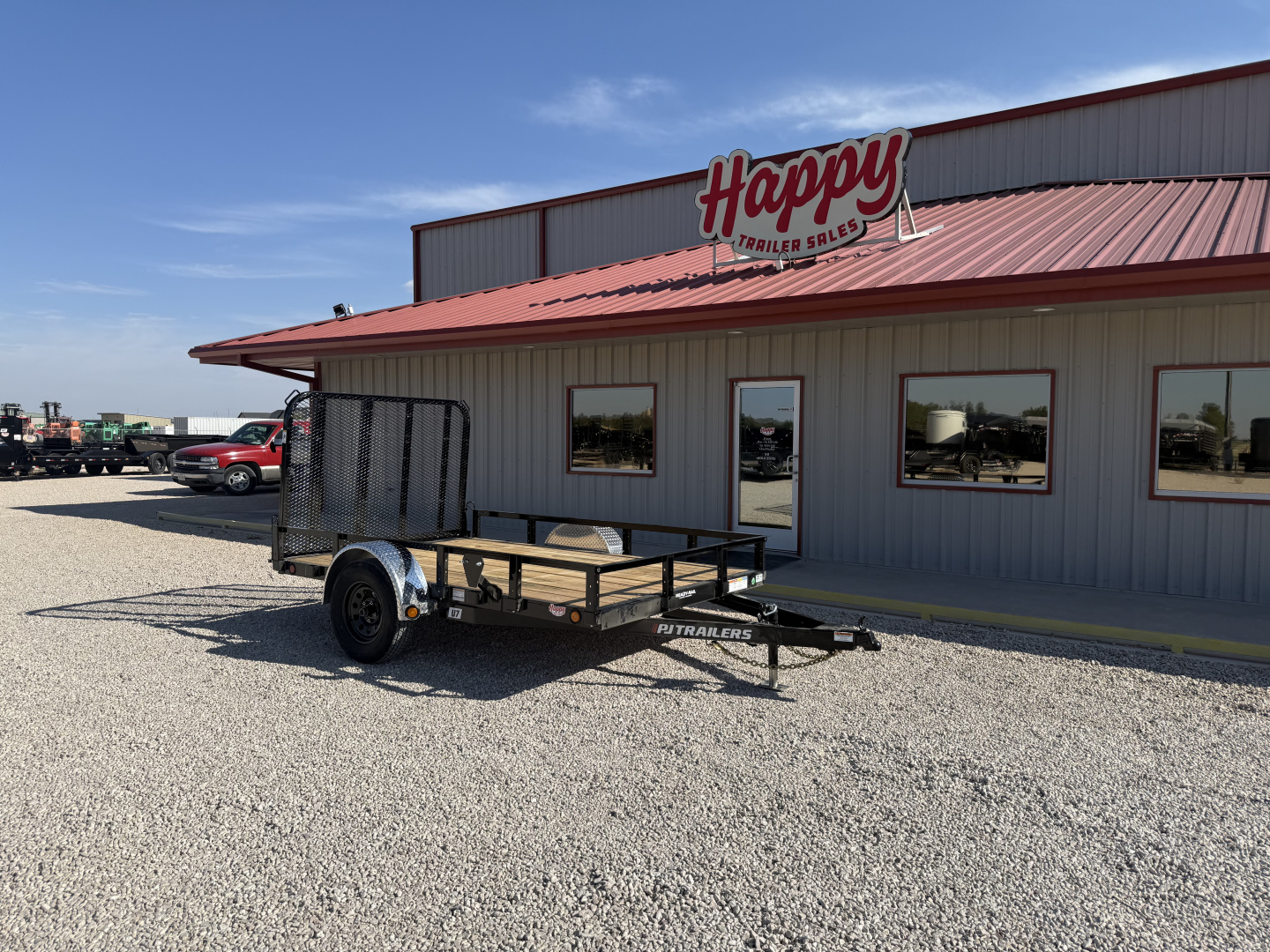 New 2026 PJ 77"x10' Single Axle Utility Trailer - U7