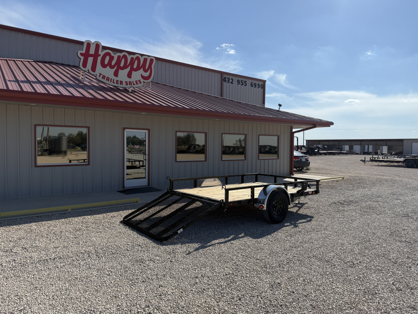 New 2026 PJ 77"x10' Single Axle Utility Trailer - U7