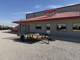 2026 PJ 77"x10' Single Axle Utility Trailer - U7