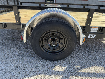 New 2026 PJ 77"x10' Single Axle Utility Trailer - U7