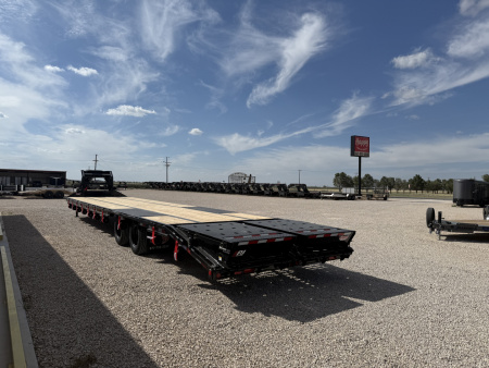 New 2026 PJ 102"x40' GN Low-Pro Air-Ride Flatbed w/ Duals - LD
