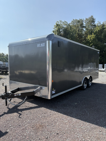 New 2026 CAR MATE TRAILERS 8x20 7K 6'6  Interior Car / Racing Trailer
