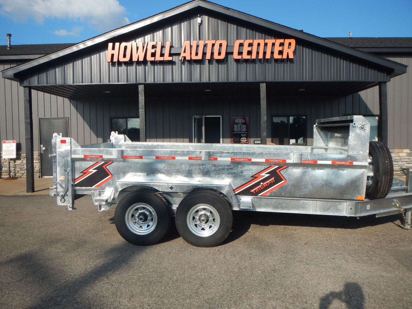 New 2026 Triumph Trailers GD7 82" X 14' 14K # Dump Trailer