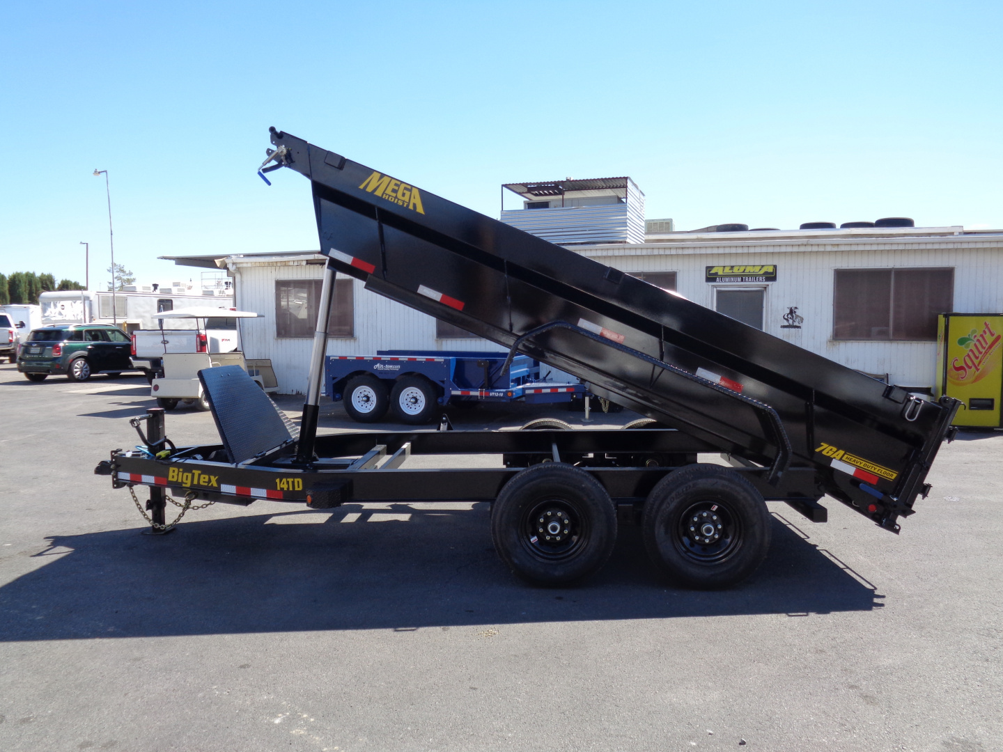 New 2026 Big Tex Trailers * 14TD-14 * 14Ft Heavy Duty Telescopic 15.4k Dump Trailer