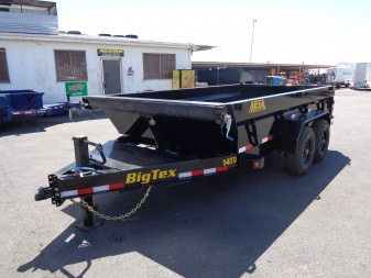 New 2026 Big Tex Trailers * 14TD-14 * 14Ft Heavy Duty Telescopic 15.4k Dump Trailer