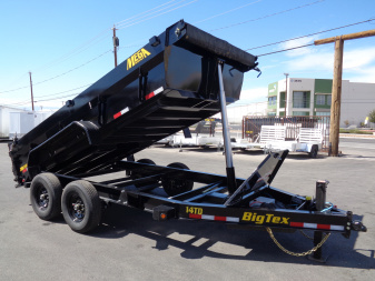 New 2026 Big Tex Trailers * 14TD-14 * 14Ft Heavy Duty Telescopic 15.4k Dump Trailer