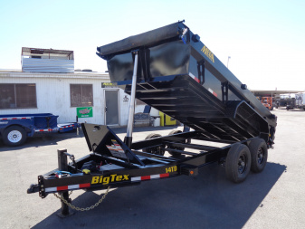 New 2026 Big Tex Trailers * 14TD-14 * 14Ft Heavy Duty Telescopic 15.4k Dump Trailer