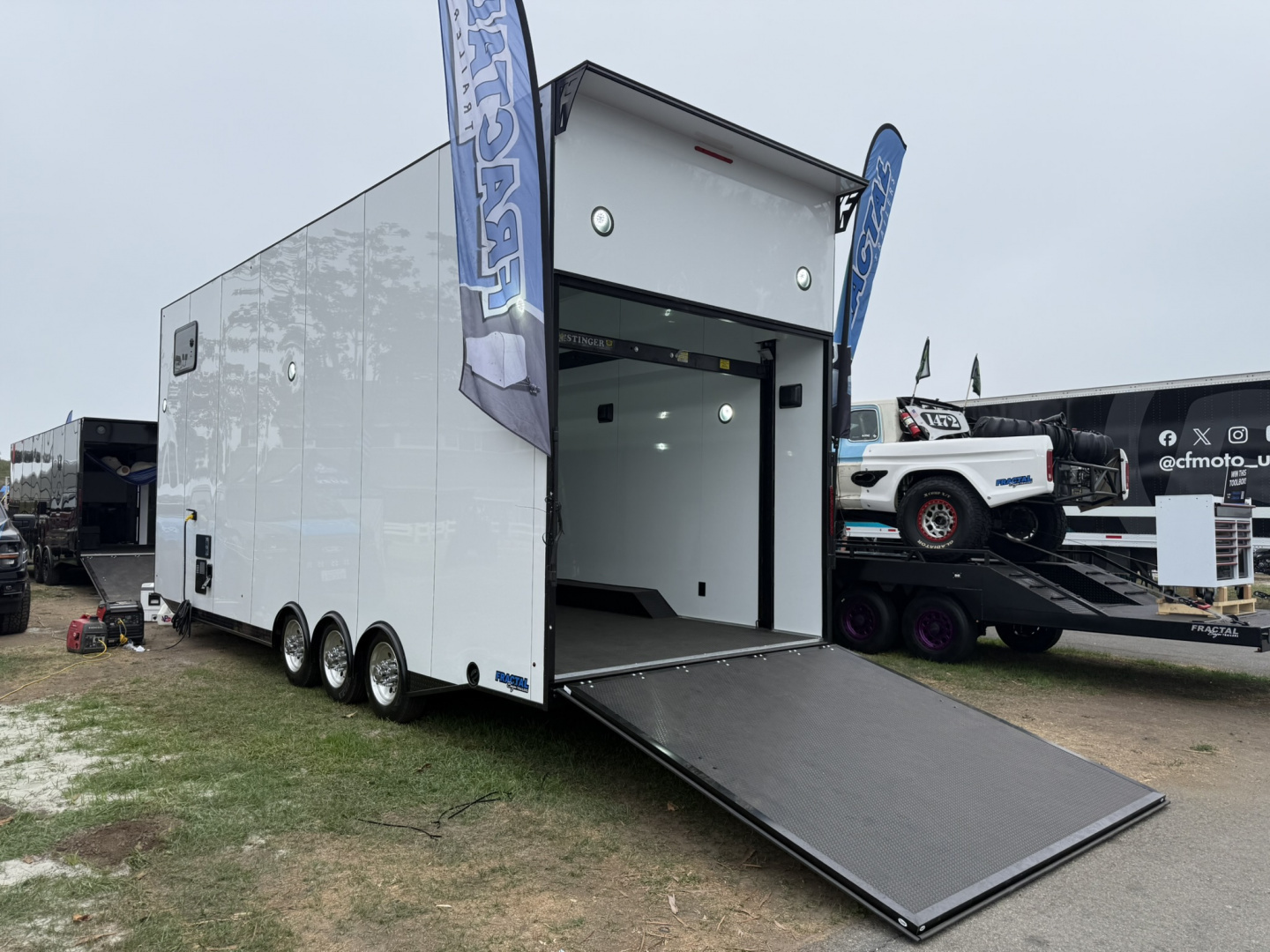 New 2026 FRACTAL 28' TOY HAULER STACKER