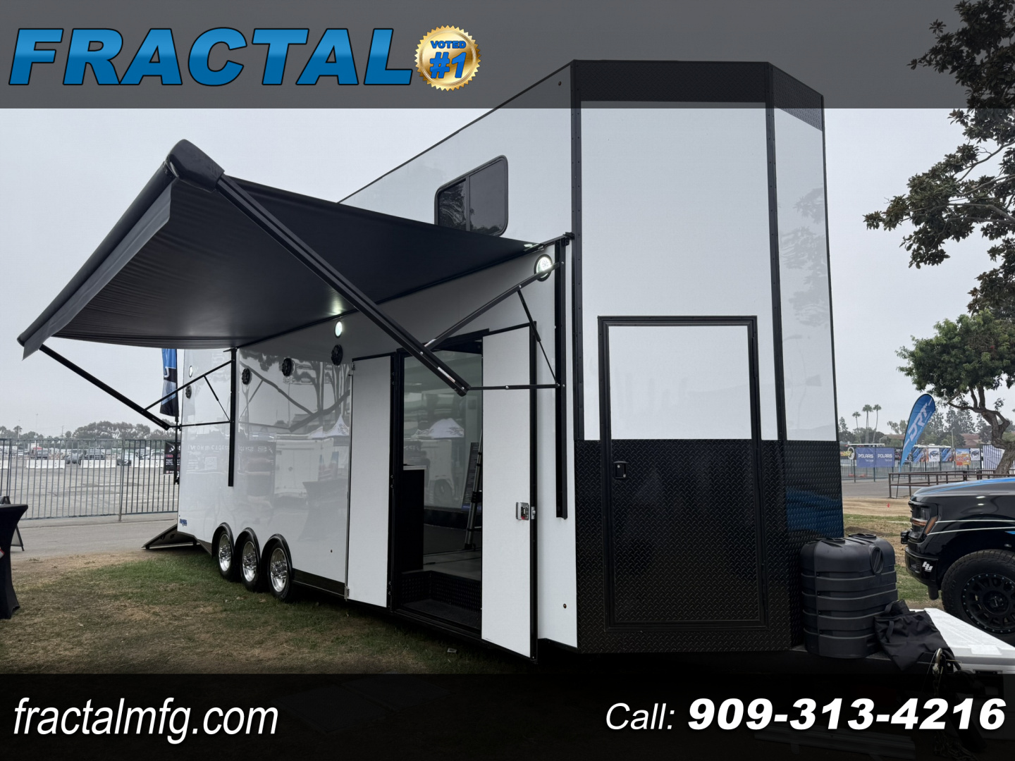 New 2026 FRACTAL 28' TOY HAULER STACKER