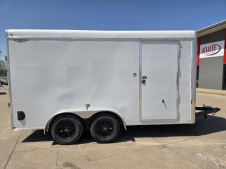 New 2026 H&H Trailers 7x14 HH Series Round Top V-Nose Enclosed Cargo Trailer 7K Tandem Cargo / Enclosed Trailer