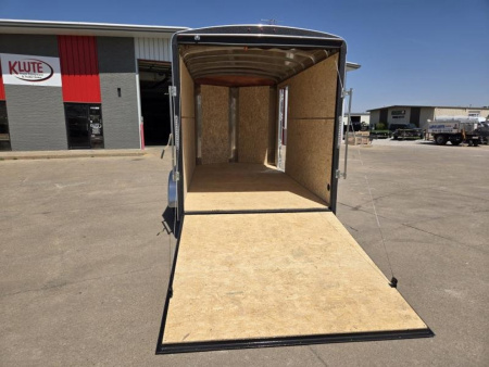 New 2026 H&H Trailers 7x14 HH Series Round Top V-Nose Enclosed Cargo Trailer 7K Tandem Cargo / Enclosed Trailer