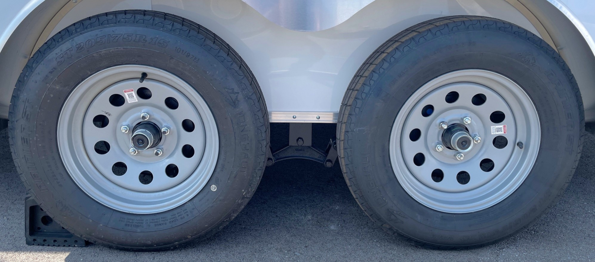 New 7x16 Enclosed Cargo Trailer 7000 GVWR, (3) Ladder Racks, Access Ladder, Ramp Door