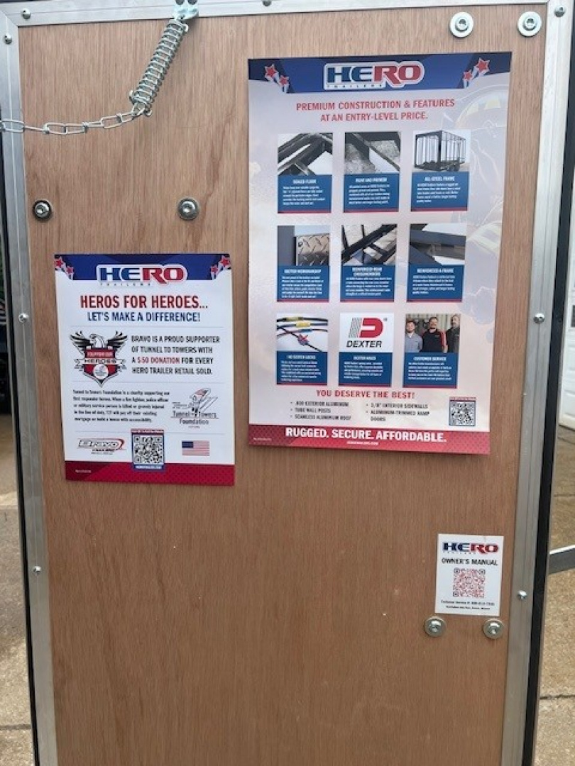 New 2026 Bravo Trailers 5x8 3K Hero 5'1" Tall