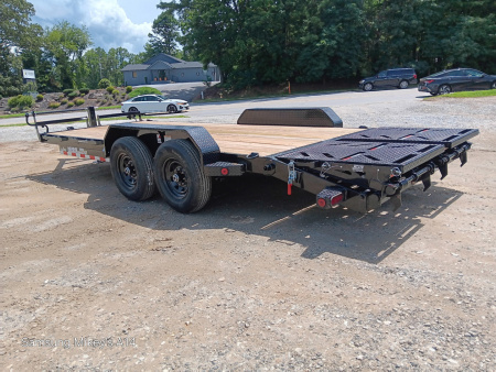 New 2026 Iron Bull ETB8322072 Equipment Trailer / 83 X22' (19' FLAT 3' DOVETAIL) / 2-7,000# AXLES / 235/80R16  10 PLY TIRE AND WHEEL / DECK LEVEL RAMPAGE RAMPS