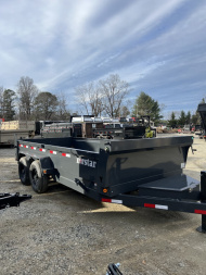 New 2026 Norstar DCB Series / 83" X 16' / 2-7,000# Electric Brake Axles / Scissor Hoist / Barn Door Rear Gates