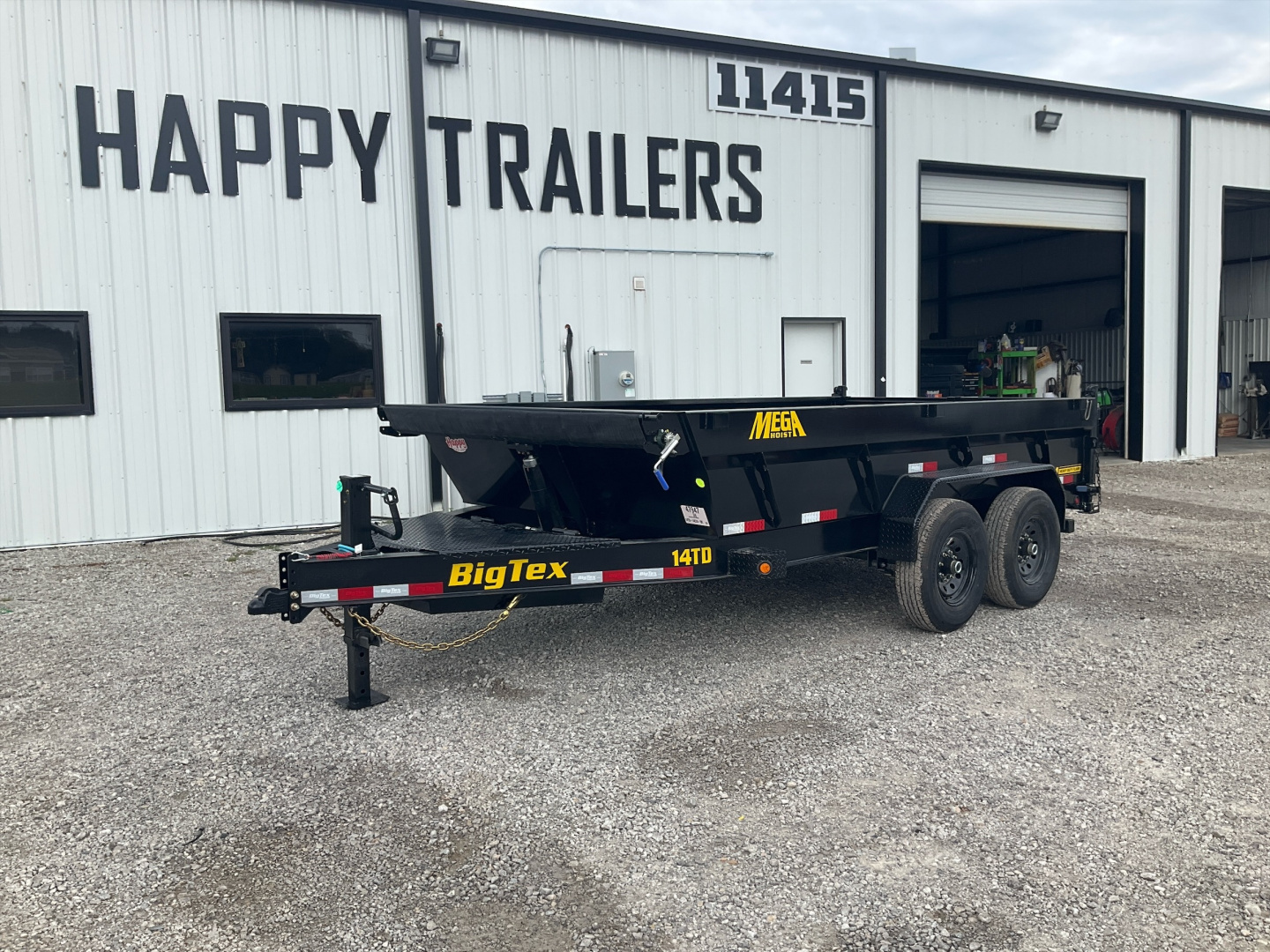 New 2026 Big Tex 83"x14' 14K HD Telescopic Dump Trailer w/ 24" Sides – 14TD