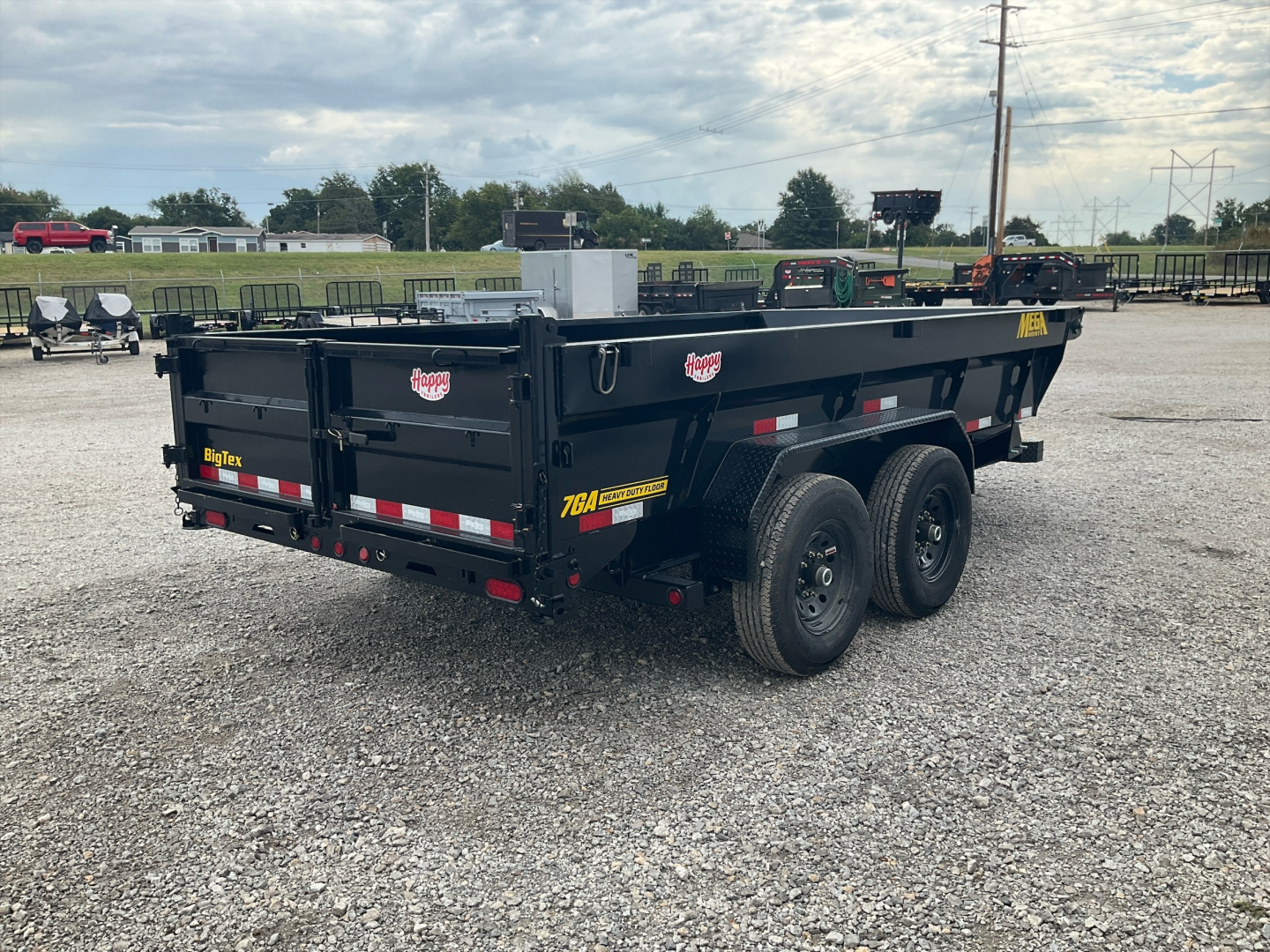 New 2026 Big Tex 83"x14' 14K HD Telescopic Dump Trailer w/ 24" Sides – 14TD