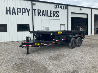 New 2026 Big Tex 83"x14' 14K HD Telescopic Dump Trailer w/ 24" Sides – 14TD