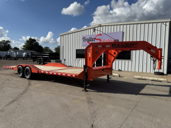 New 2025 Buckshot MFG 26' X 102" AR Tilt Trailer With 7000LB Torsion Axles Tilt Trailer