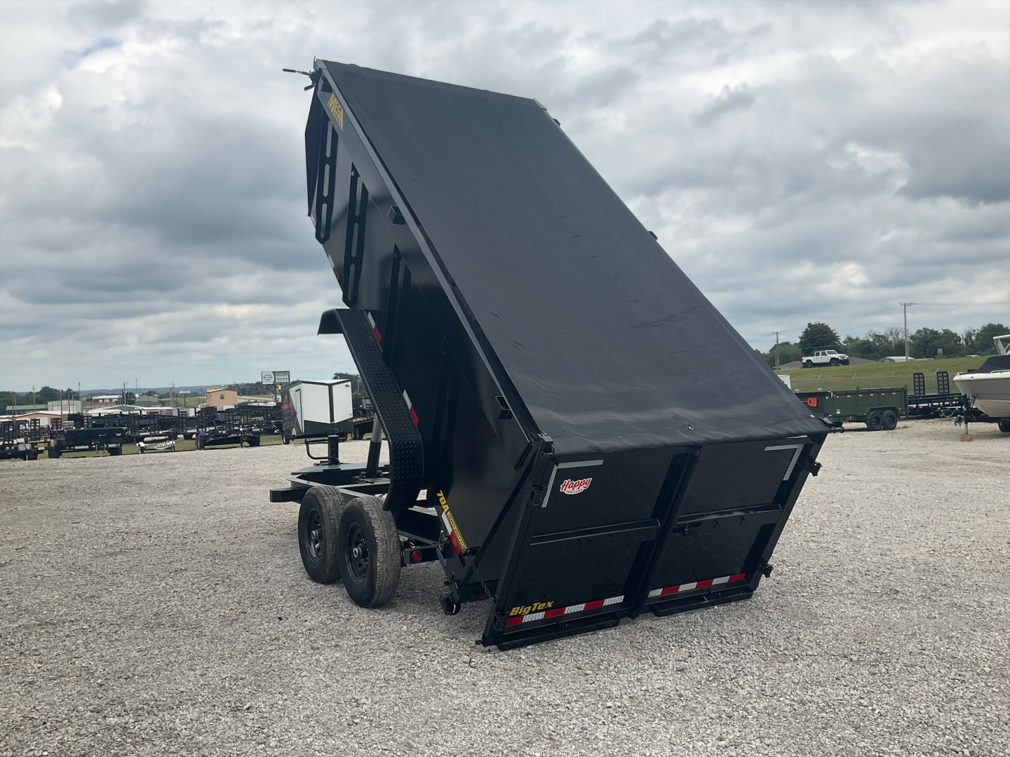 New 2026 Big Tex 83"x14' 14K HD Telescopic Dump Trailer w/ 48" Sides – 14TD