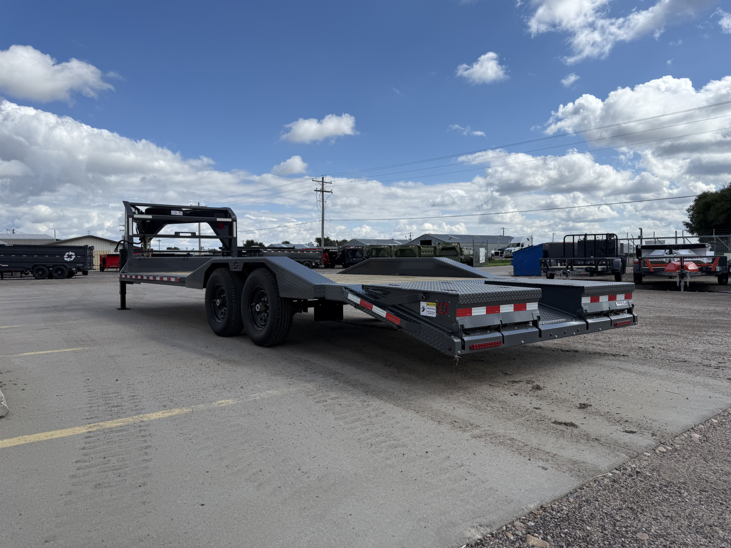 New 2026 Buckshot MFG 26' x 102" Drive-Over Fenders Car Hauler