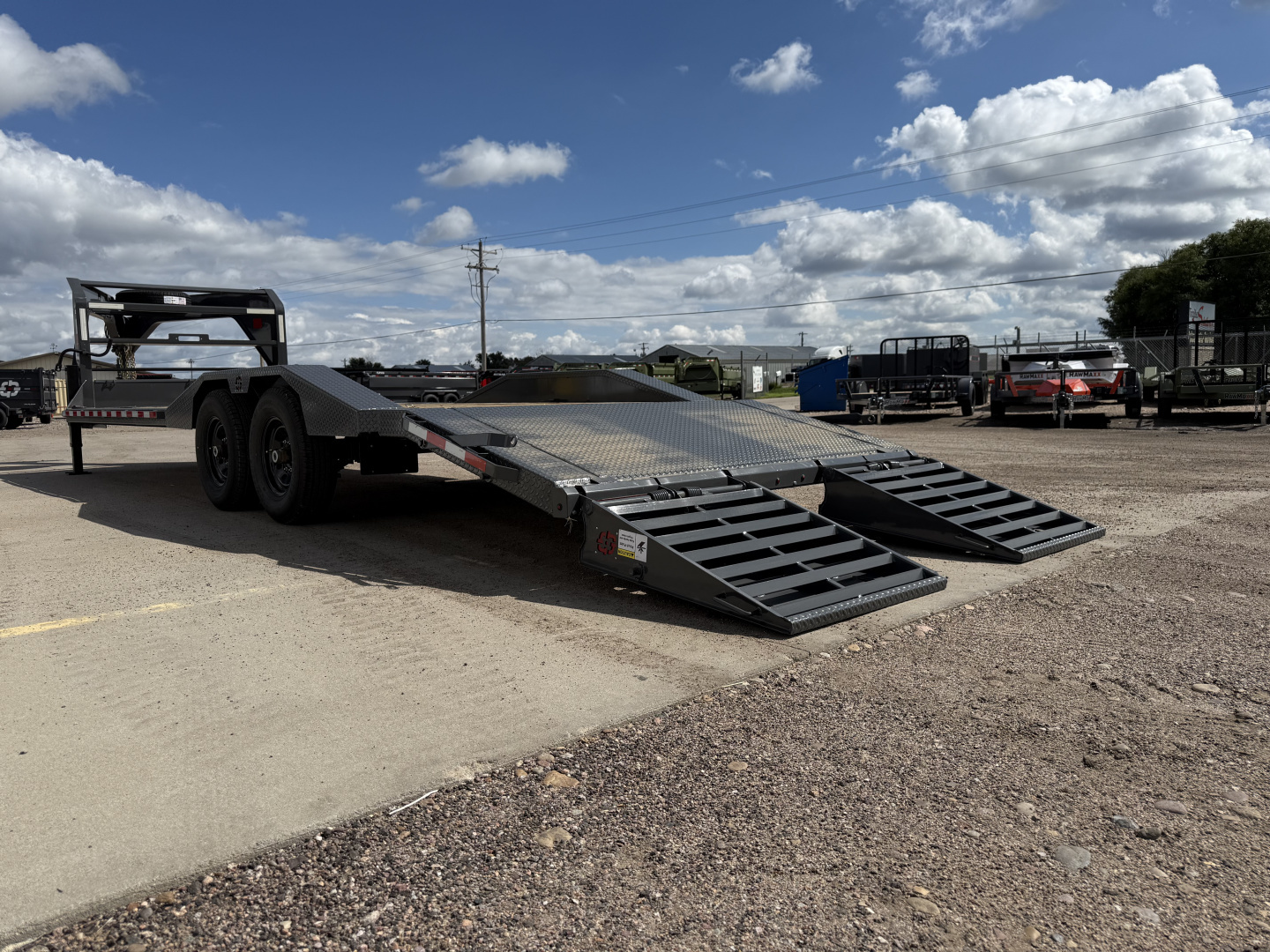 New 2026 Buckshot MFG 26' x 102" Drive-Over Fenders Car Hauler