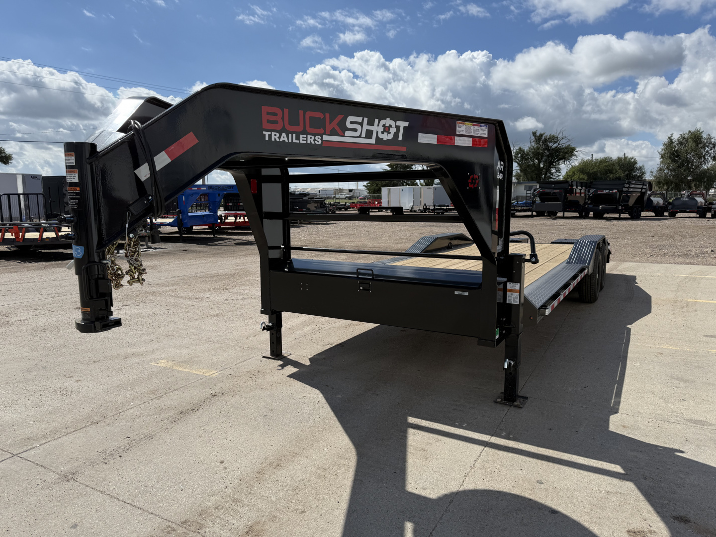New 2025 Buckshot MFG 24' x 102" Drive-Over Fenders Car Hauler