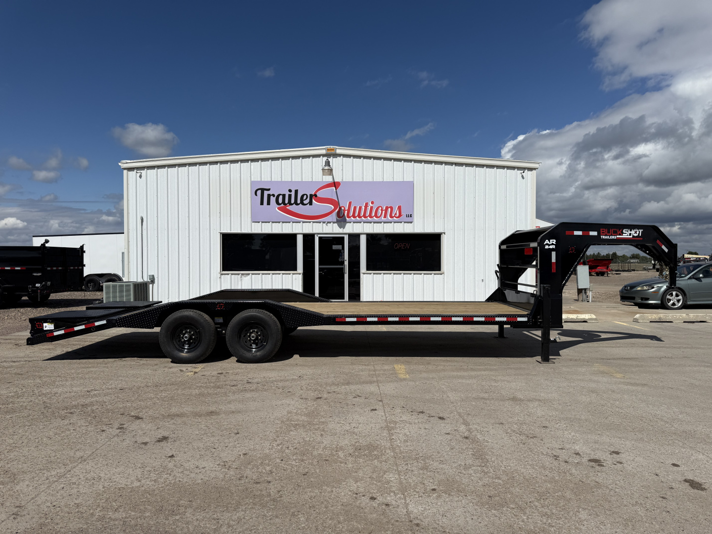 New 2025 Buckshot MFG 24' x 102" Drive-Over Fenders Car Hauler