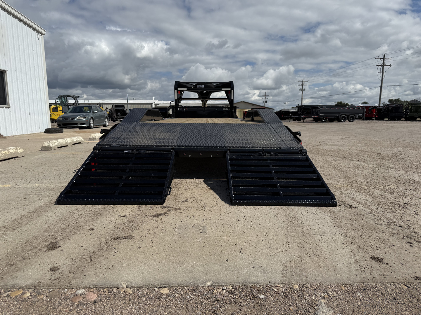 New 2025 Buckshot MFG 24' x 102" Drive-Over Fenders Car Hauler