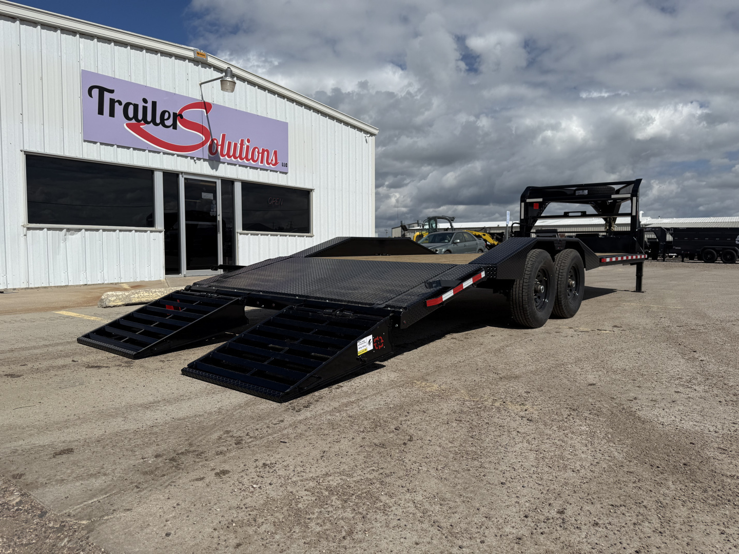 New 2025 Buckshot MFG 24' x 102" Drive-Over Fenders Car Hauler