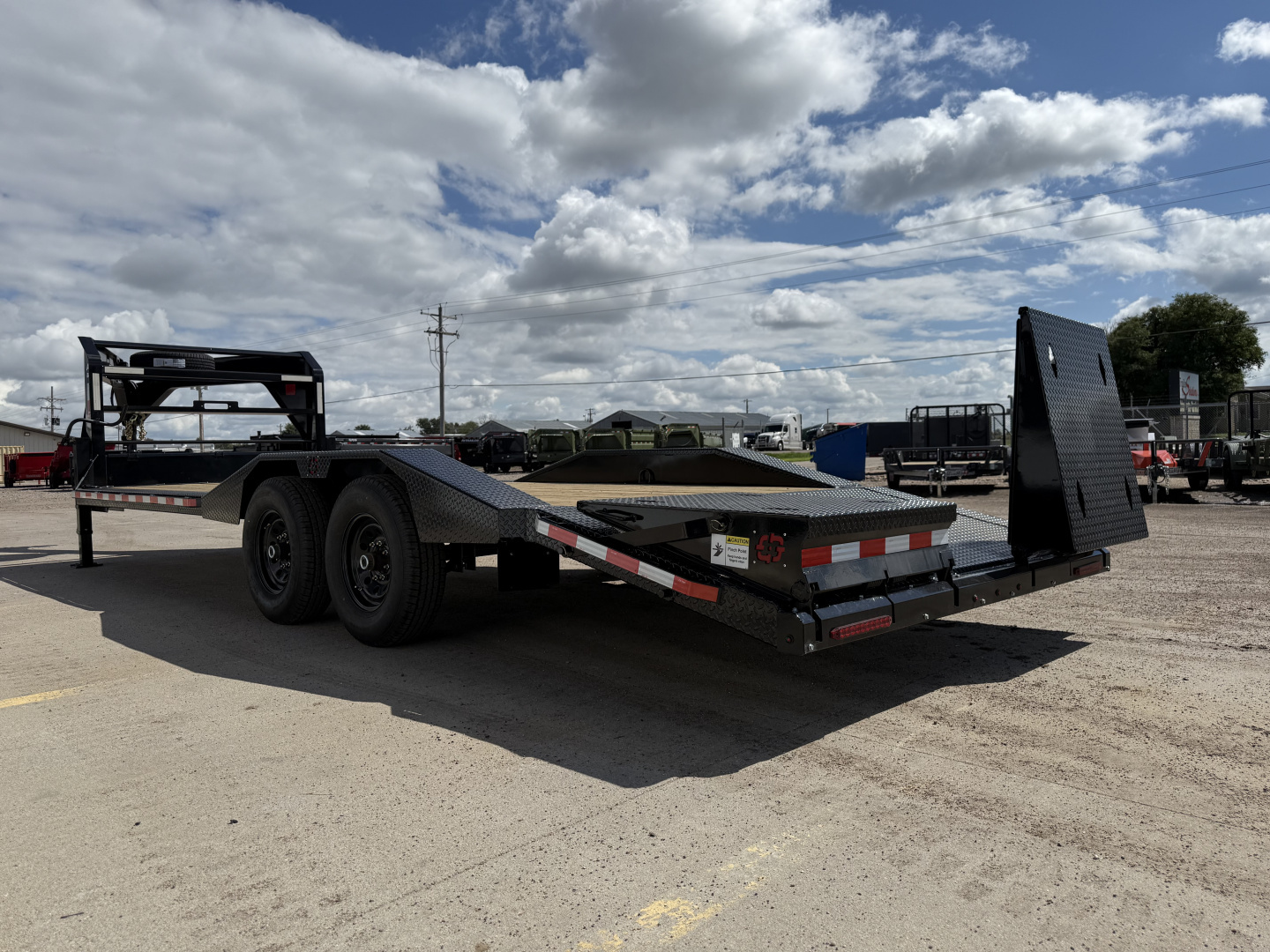 New 2025 Buckshot MFG 24' x 102" Drive-Over Fenders Car Hauler