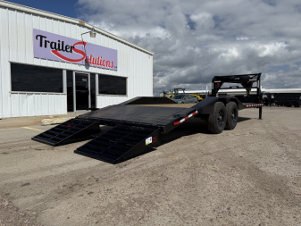 New 2025 Buckshot MFG 24' x 102" Drive-Over Fenders Car Hauler