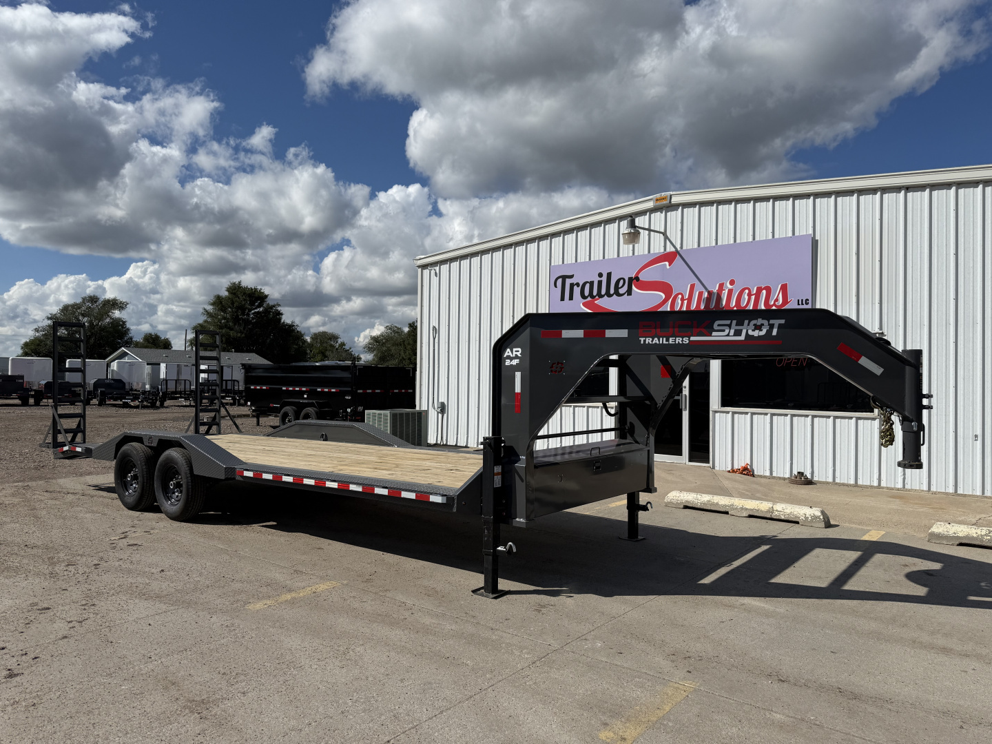 New 2026 Buckshot MFG 24' x 102" Drive-Over Fenders Equipment Trailer