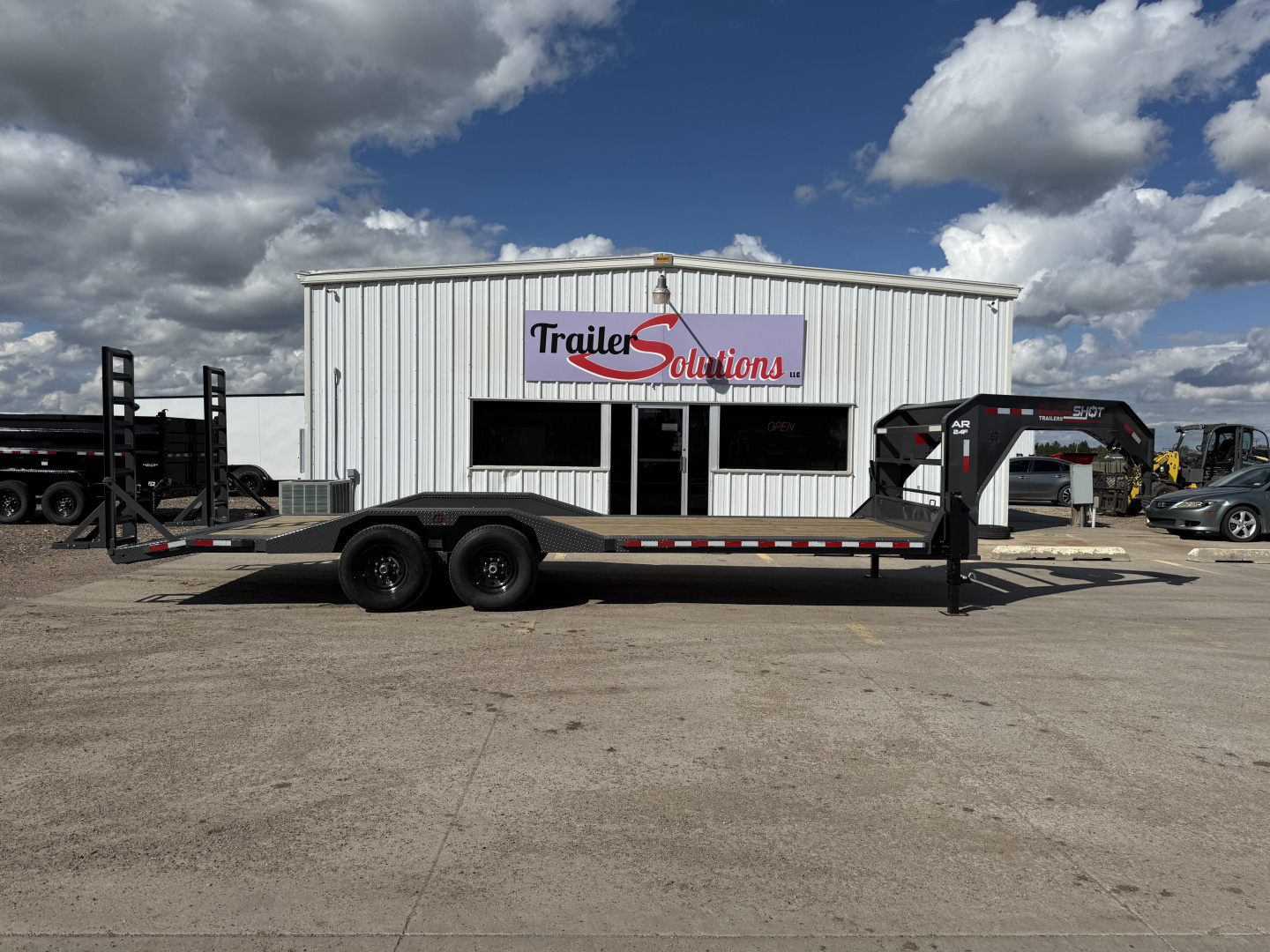 New 2026 Buckshot MFG 24' x 102" Drive-Over Fenders Equipment Trailer