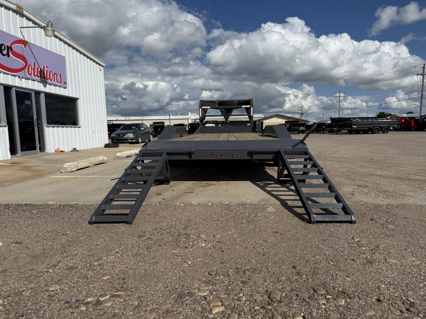 New 2026 Buckshot MFG 24' x 102" Drive-Over Fenders Equipment Trailer