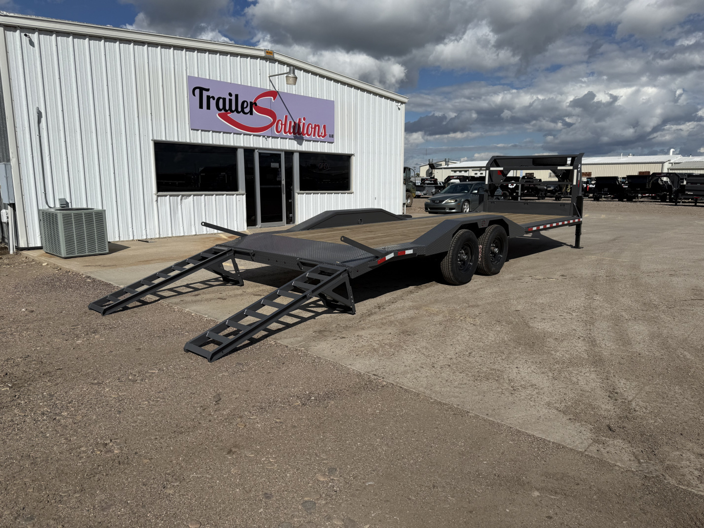 New 2026 Buckshot MFG 24' x 102" Drive-Over Fenders Equipment Trailer