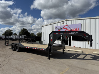 New 2026 Buckshot MFG 24' x 102" Drive-Over Fenders Equipment Trailer