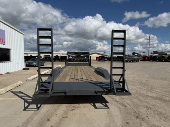 New 2026 Buckshot MFG 24' x 102" Drive-Over Fenders Equipment Trailer