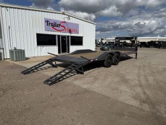 New 2026 Buckshot MFG 24' x 102" Drive-Over Fenders Equipment Trailer