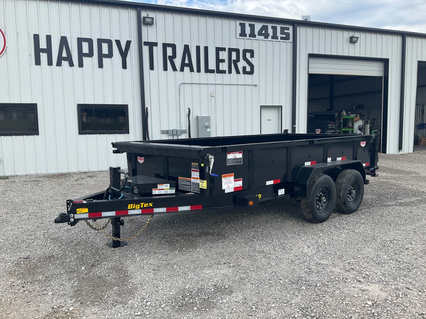 New 2026 Big Tex 83"x14' 14K LP Dump Trailer w/ 24" sides – 14LP