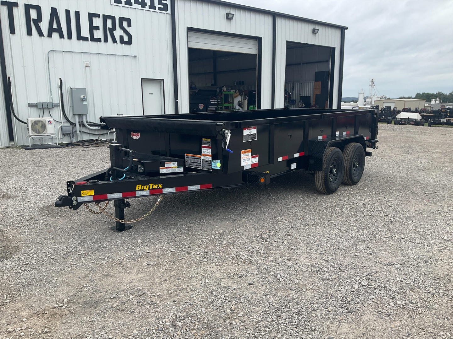 New 2026 Big Tex 83"x16' 14K LP Dump Trailer w/ 24" Sides – 14LP