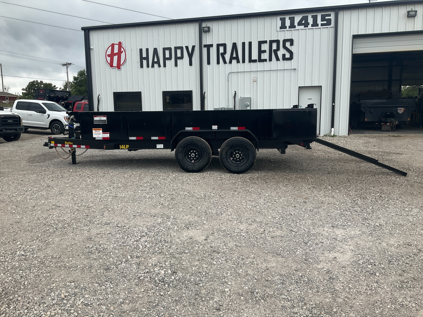 New 2026 Big Tex 83"x16' 14K LP Dump Trailer w/ 24" Sides – 14LP