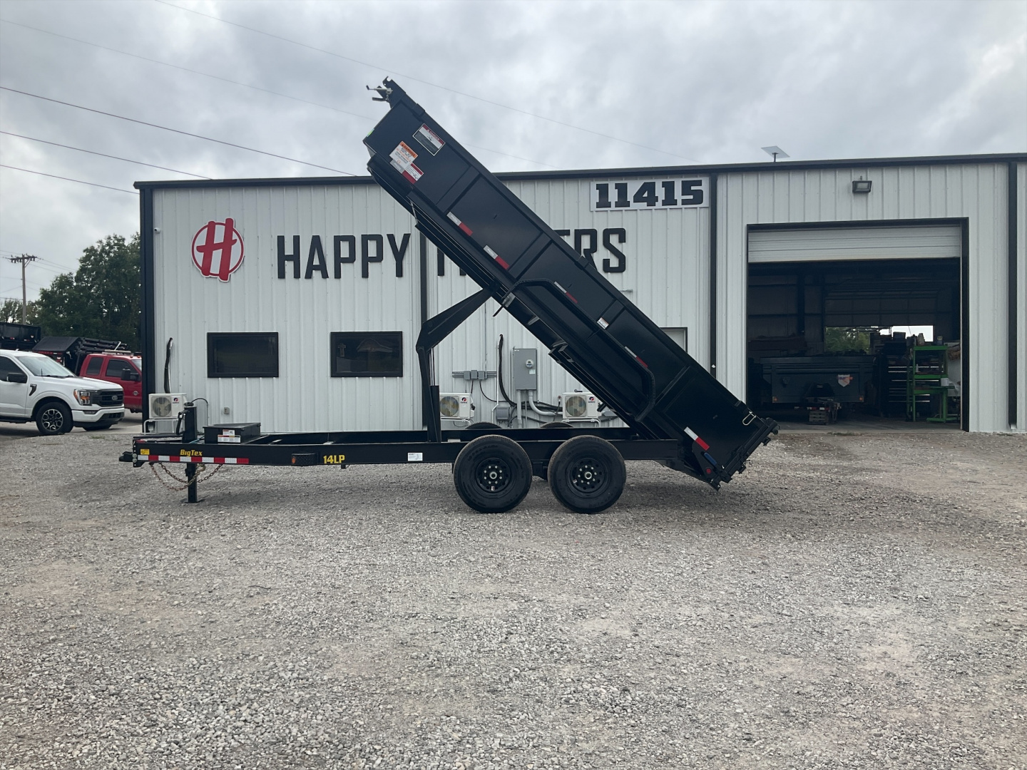 New 2026 Big Tex 83"x16' 14K LP Dump Trailer w/ 24" Sides – 14LP