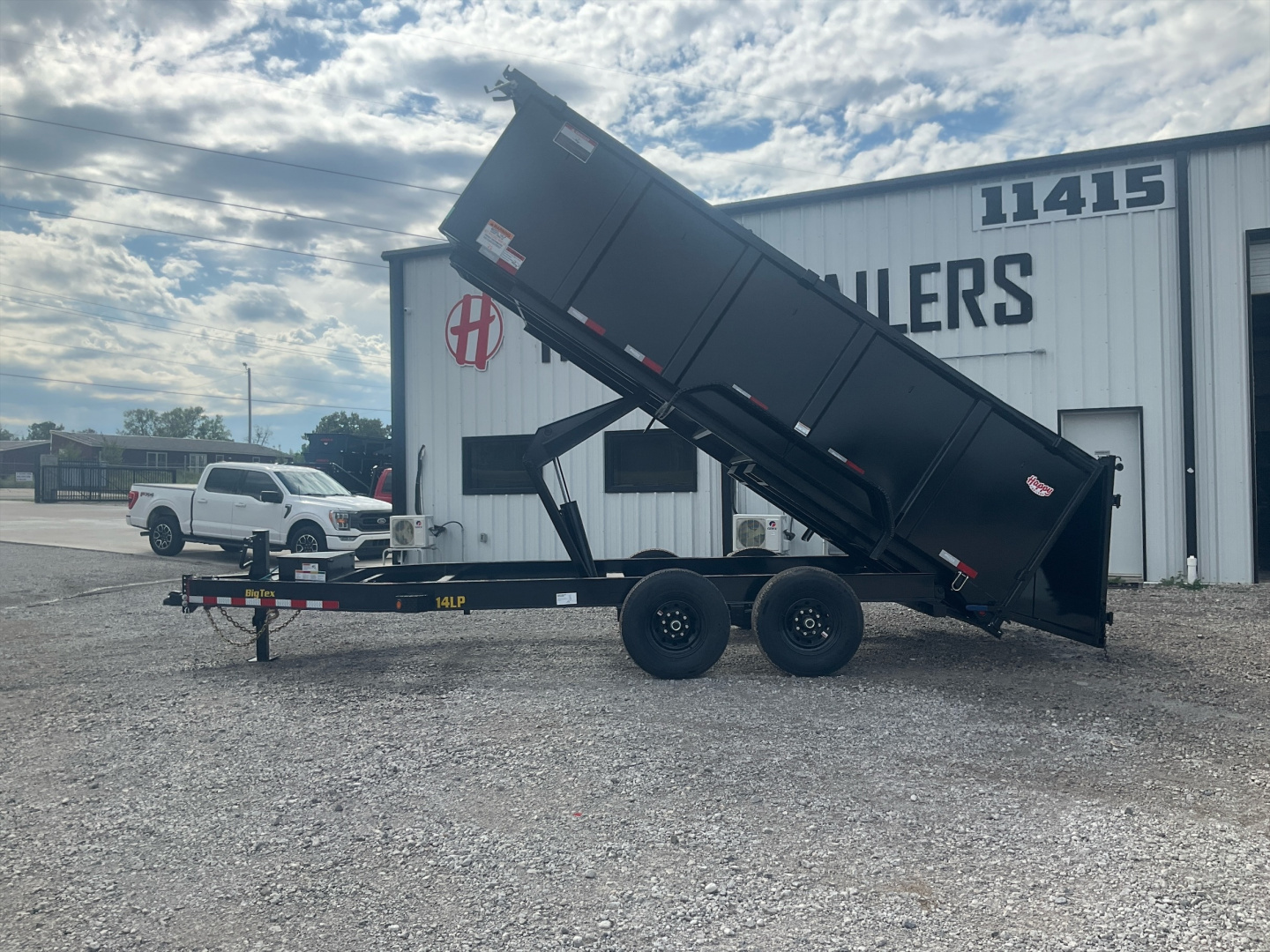 New 2026 Big Tex 83"x16' 14K LP Dump Trailer w/ 48" Sides – 14LP