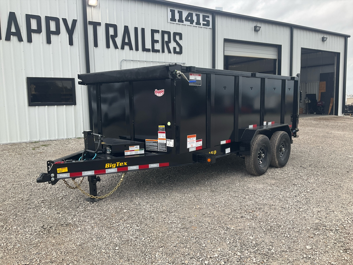 New 2026 Big Tex 83"x14' 14K LP Dump Trailer w/ 48" Sides – 14LP