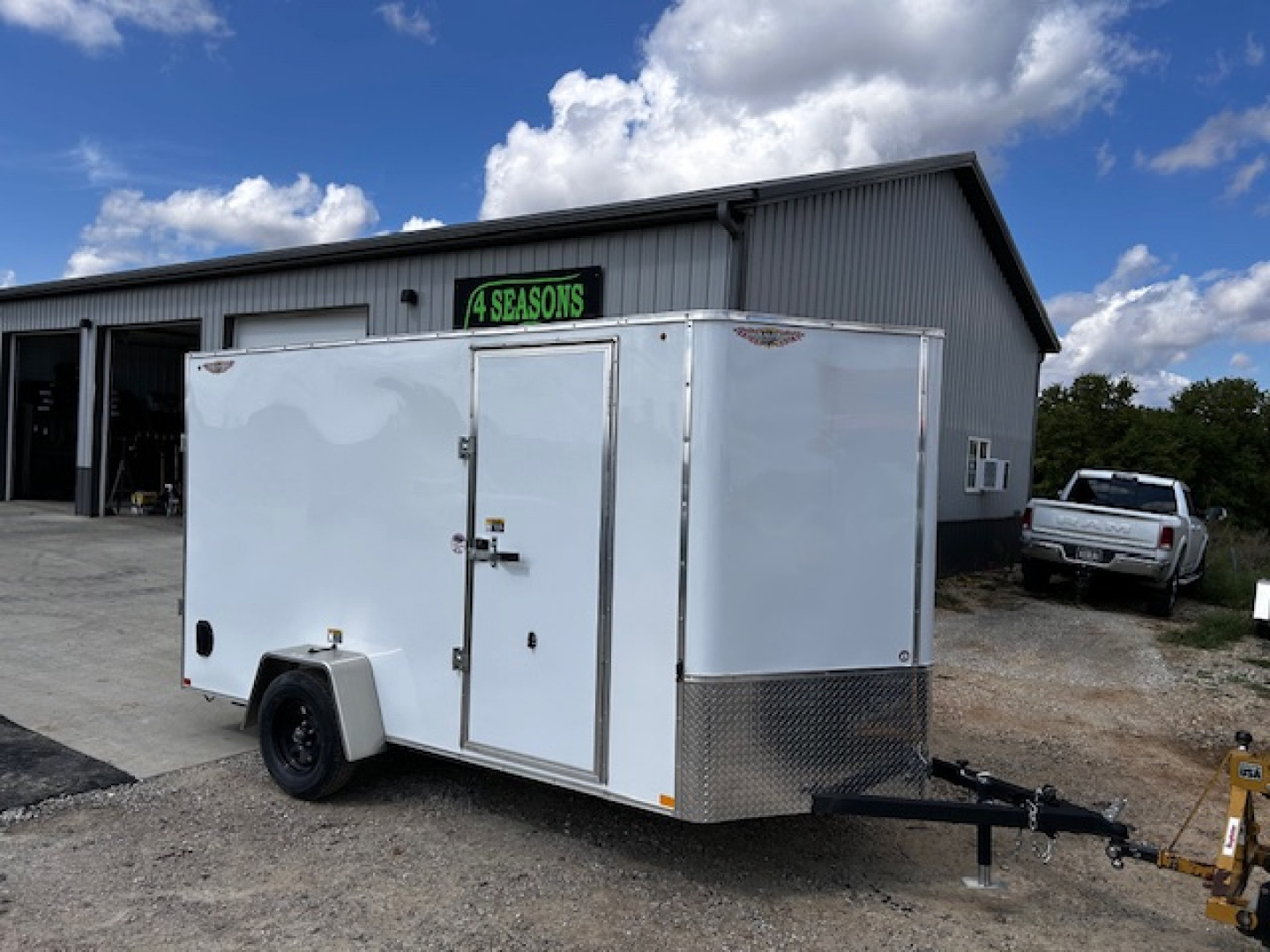 New 2025 H&H Trailers 6X12 6'6" INTERIOR RAMP DOOR Cargo / Enclosed Trailer