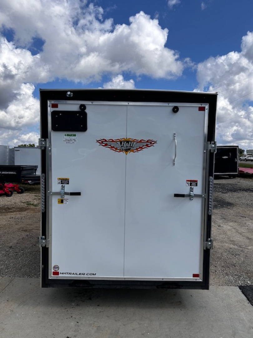 New 2025 H&H Trailers 6X12 6'6" INTERIOR RAMP DOOR Cargo / Enclosed Trailer