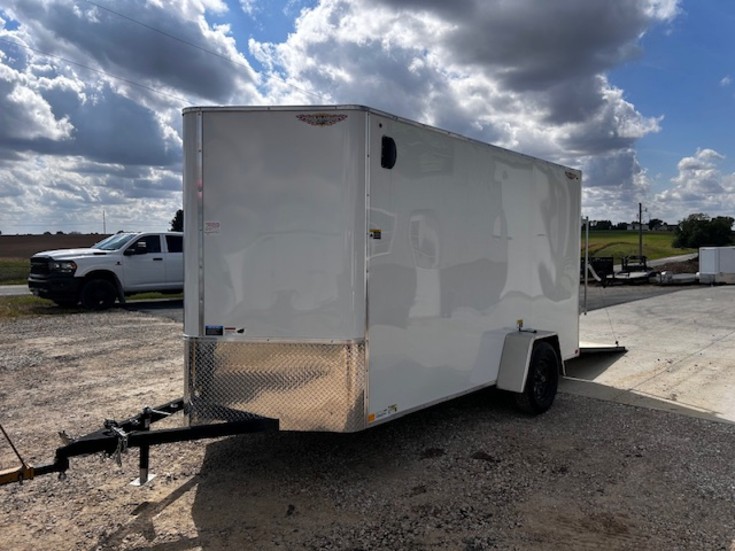 New 2025 H&H Trailers 6X12 6'6" INTERIOR RAMP DOOR Cargo / Enclosed Trailer