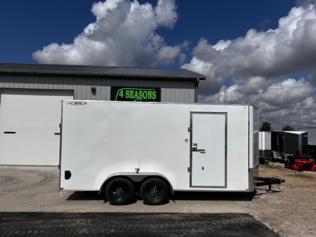 New 2025 H&H Trailers 7X16 7' INTERIOR RAMP DOOR Cargo / Enclosed Trailer