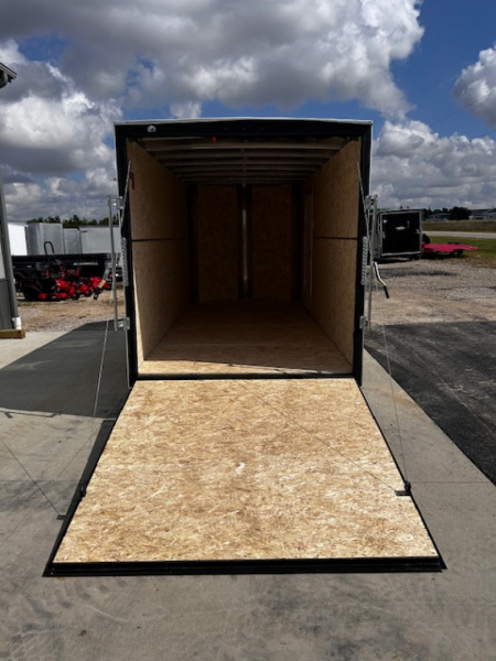 New 2025 H&H Trailers 7X16 7' INTERIOR RAMP DOOR Cargo / Enclosed Trailer